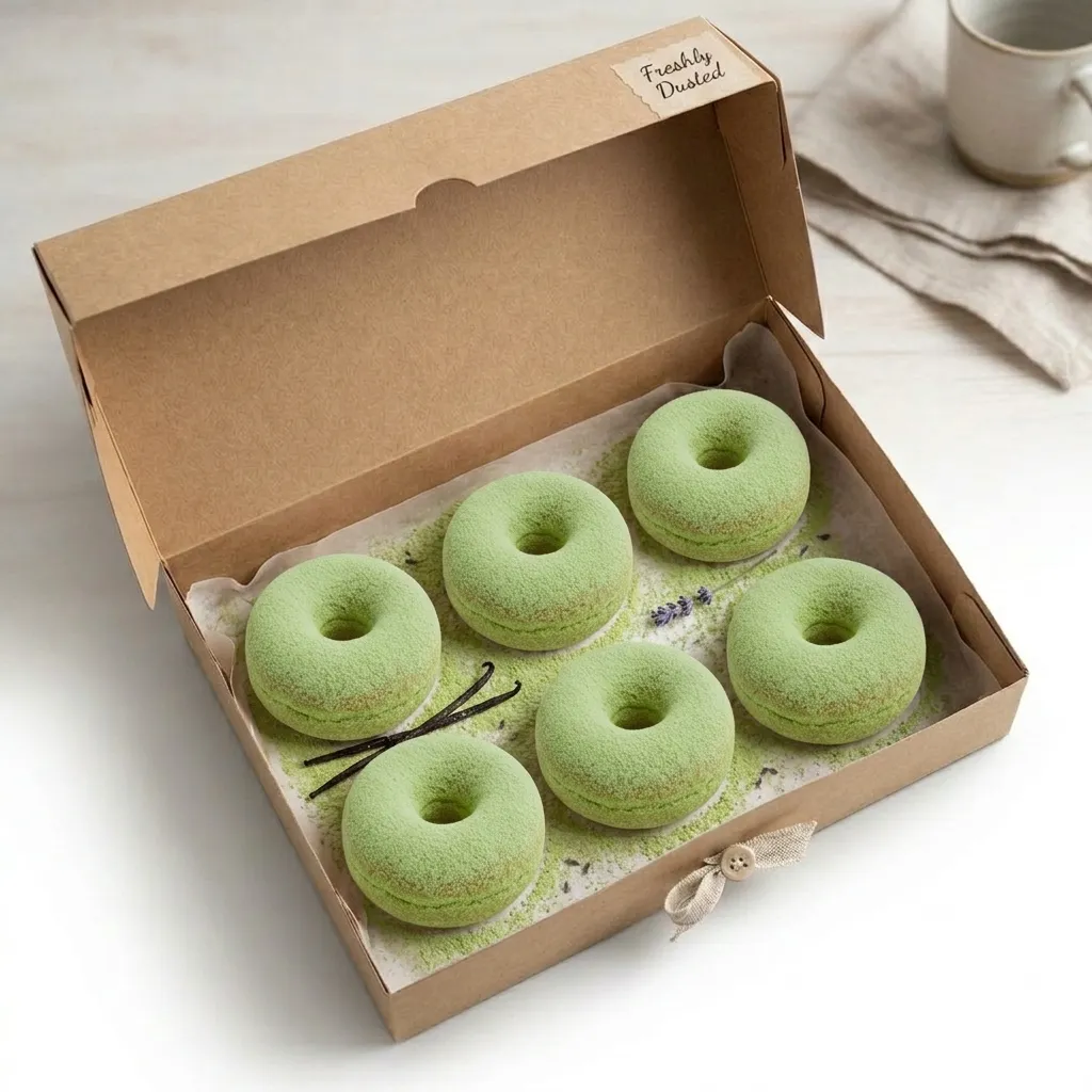 Donat Kentang Susu Matcha Isi 6
