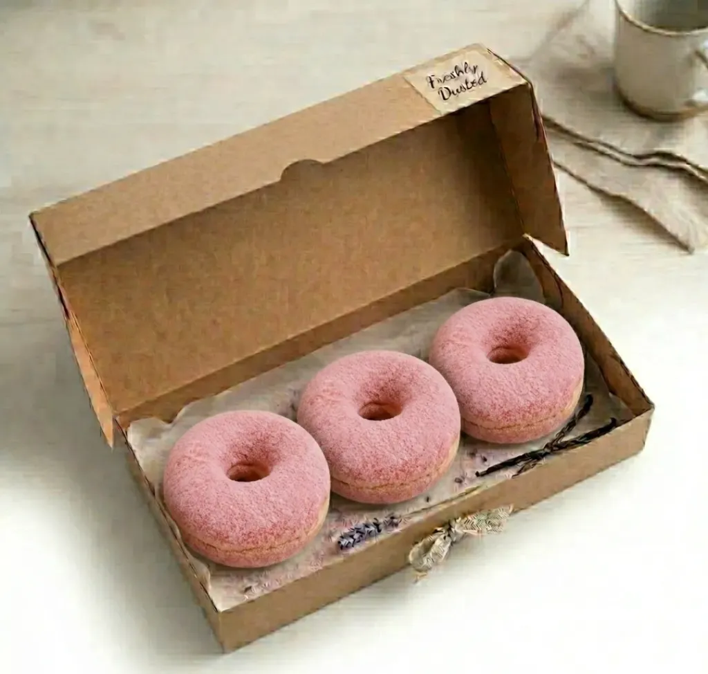 Donat Kentang Susu Strawberry Isi 3