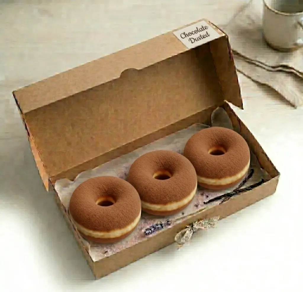 Donat Kentang Susu Cokelat Isi 3