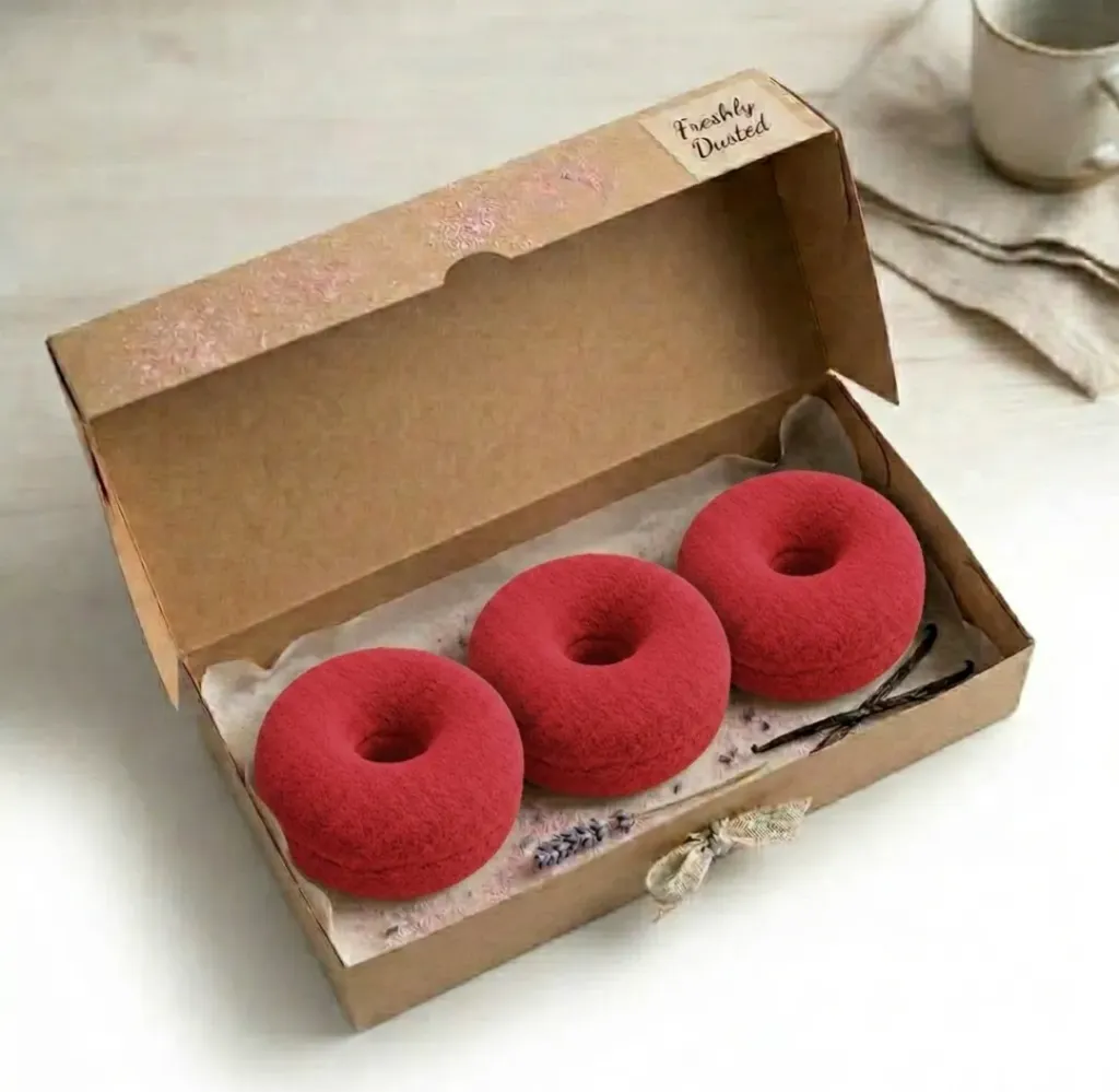 Donat Kentang Susu Red Velvet Isi 3