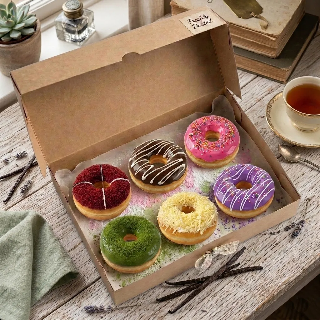 Donat glaze isi 6